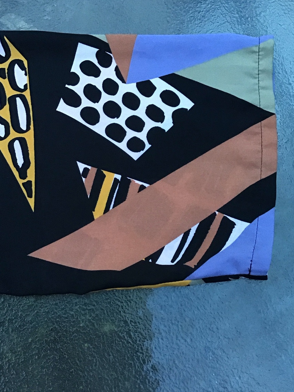 Bob Mackie Geometric Print Open Kimono Jacket - Multicolor - Picture 8 of 8